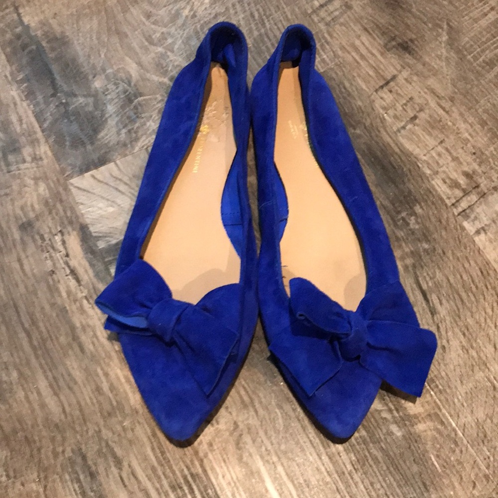 Italian Blue Flats Sz10